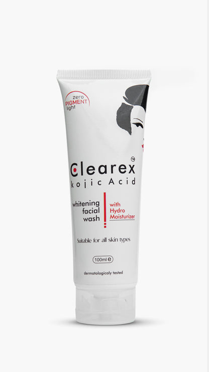 Clearex Kojic Acid Whitening Facial Wash with Hydro Moisturizer