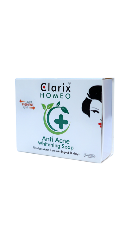 Clarix Ultimate Glow Kit - Kojic Acid Soap + Homeo Anti-Acne Soap