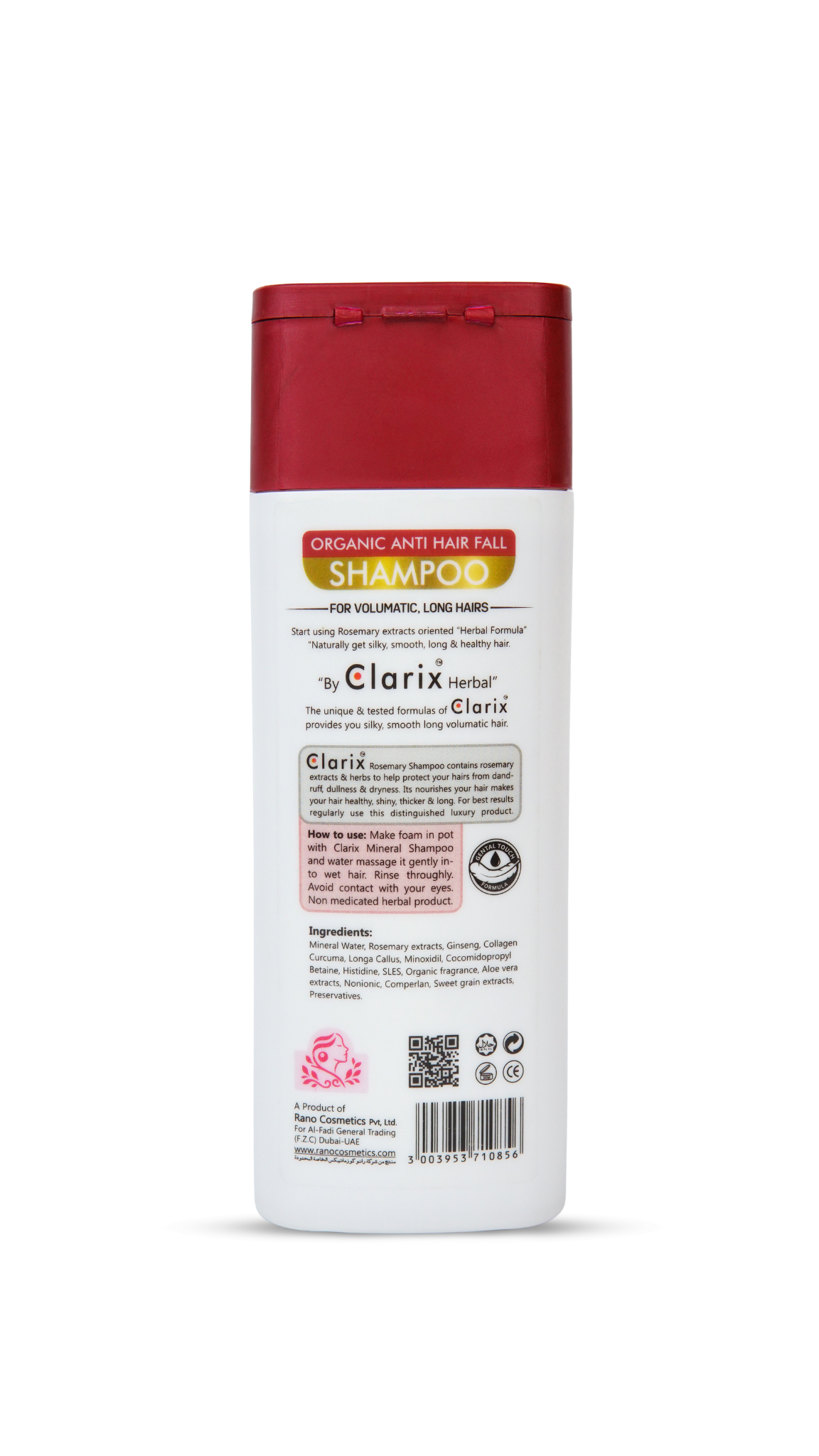 Clarix Anti-Hairfall Rosemary Shampoo - Sulphate Free