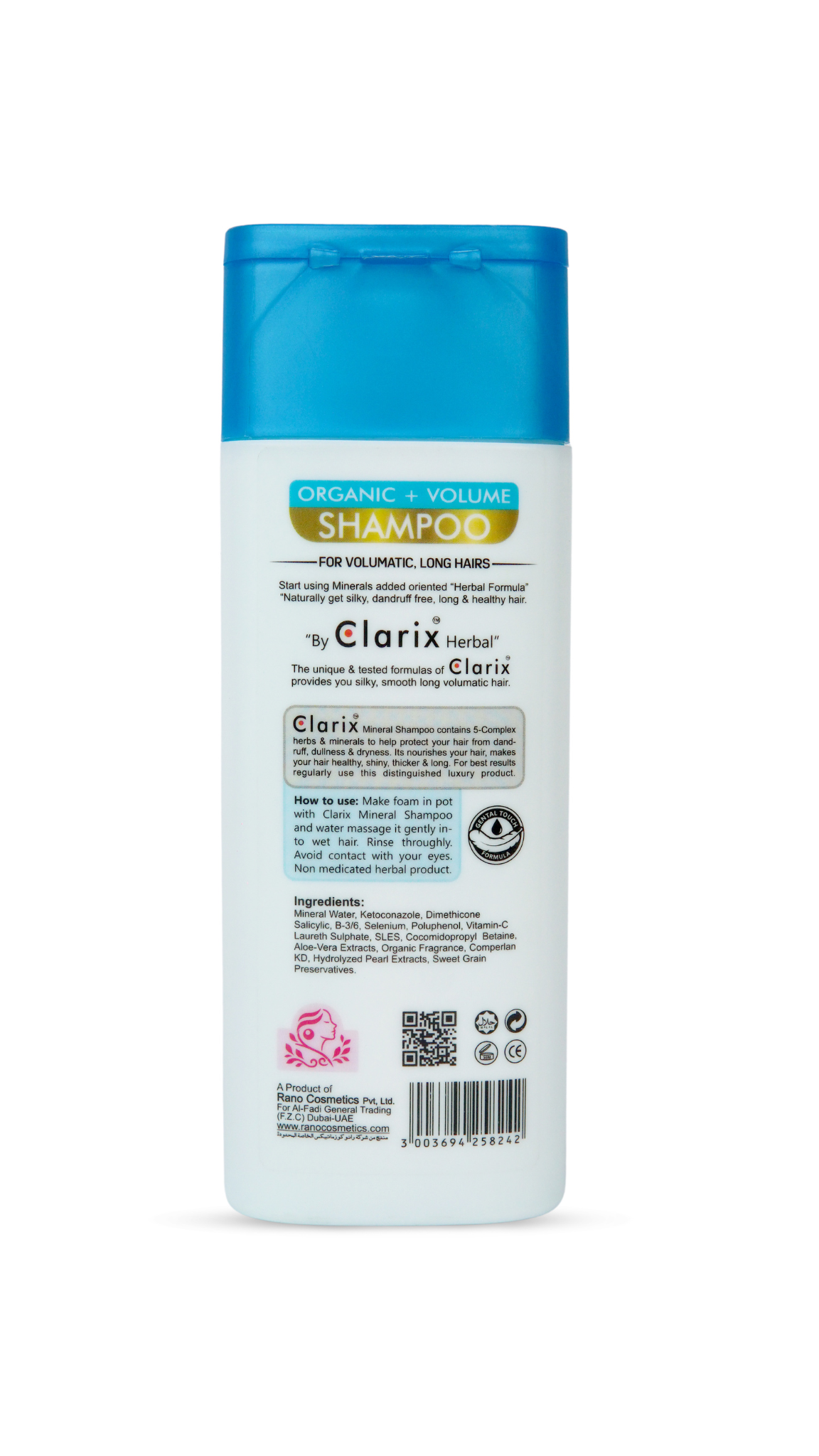 Clarix Anti-Dandruff Mineral Organic Shampoo - 250 ml